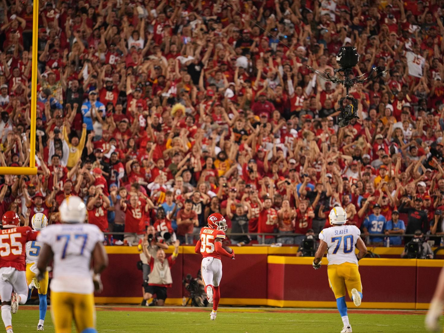 Los Angeles Chargers 24 vs. 27 Kansas City Chiefs summary: stats