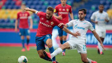 Driussi cerró la goleada del Zenit, líder de la liga de Rusia