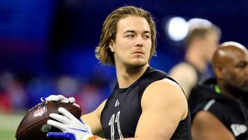 Kenny Pickett at the NFL Combine