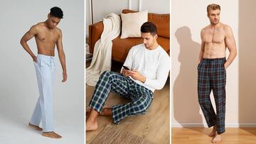 Pantalón de pijama de cuadros para hombre de la marca Lapasa disponible en Amazon