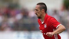 Franck Rib&eacute;ry, en un reciente partido amistoso con el Bayern M&uacute;nich.
