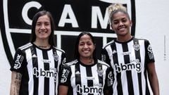 Jorelyn Carabalí, Manuela Paví e Ingrid Guerra, nuevas jugadoras de Atlético Mineiro.