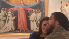 Ramos y Pilar Rubio y su pasi&oacute;n por la pintura les lleva al Museo de Bellas Artes de Sevilla.