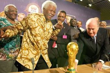 Uno de los lujos que se dio Blatter. En Sudáfrica compartió en muchas ocasiones con Nelson Mandela.