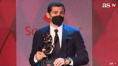 El discurso ejemplar de Iker Casillas: Premio AS Trayectoria