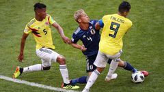 Colombia ante Jap&oacute;n en Rusia 2018.