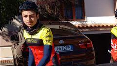 El joven ciclista italiano de 17 a&ntilde;os Giussepe Milone.