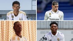 Bellingham, Valverde, Camavinga y Tchoaumeni, el armazón presente y futuro del Real Madrid.