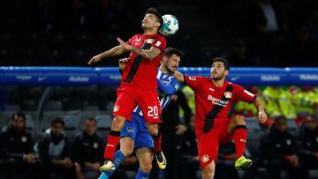 Bayer y Aránguiz cayeron como visita ante Hertha Berlín
