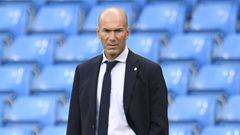 Zidane dirigiendo al Real Madrid