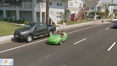 10 insólitas imágenes de coches captadas por  Google Street View