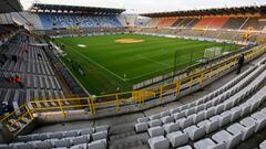 BRUGES, BELGIUM - OCTOBER 22:  General view taken during a photoshoot held at the home ground/stadium of Club Brugge K.V. on October 22, 2009 at the Jan Breydel Stadium in Bruges, Belgium. (Photo by John Thys/EuroFootball/Getty Images)