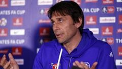 Chelsea manager Antonio Conte in today&#039;s press conference