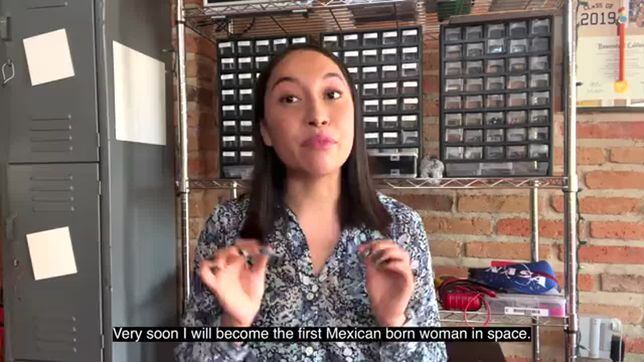 Katya Echazarreta se convierte la primera mexicana en viajar al espacio