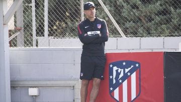 El entrenador del Atl&eacute;tico de Madrid, Diego Pablo SImeone.