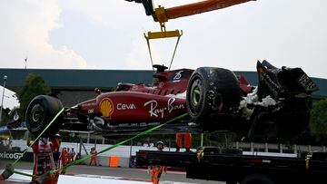 Charles Leclerc (Ferrari F1-75). Ciudad de México, México. F1 2022.