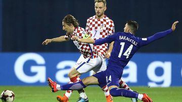 Croacia golea a Grecia y queda a un paso del Mundial de Rusia