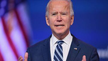 (FILES) In this file photo taken on November 10, 2020 US President-elect Joe Biden delivers remarks at The Queen in Wilmington, Delaware. - After Donald Trump in his first week as president spoke to Australia&#039;s prime minister, leaks of  the call left