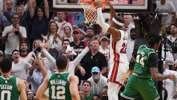 The Miami Heat held on to home court in Game 1 of the Eastern Conference Finals with a sensational third quarter to beat the Boston Celtics 107-118.