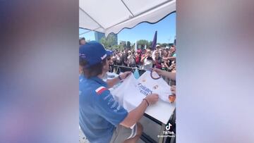 El gesto de Fernando Alonso para el Madrid