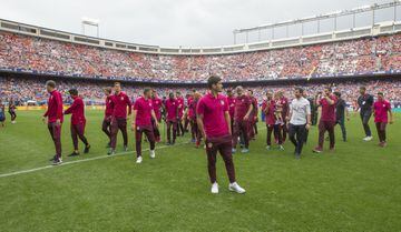 The last football match played at the Vicente Calderón - in pictures
