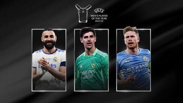 Benzema, Courtois and De Bruyne lead UEFA Player of the Year nominees