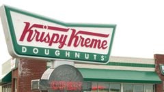 Sucursal de Krispy Kreme en Rosemont, Illinois. Marzo 15, 2002.