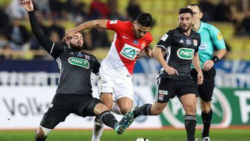 Falcao Garc&iacute;a jug&oacute; 69 minutos en la derrota del M&oacute;naco ante el Lyon, por la Copa de Francia.