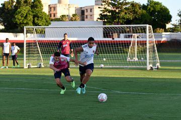 Tras su llegada a Goianía, el combinado nacional trabajó en el centro de entrenamiento do Dragao para preparar el segundo partido de la Copa América.