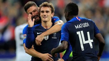 Griezmann scored twice to give France a comeback win