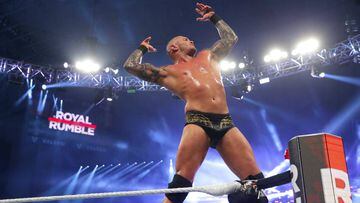 Randy Orton antes de un combate.
