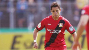 'Chicharito' regresó a entrenar con el Bayer Leverkusen