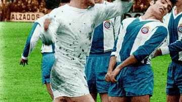 In 1968, Real Madrid's José Luis Peinado was sent off for this infamous punch on Espanyol's Julián Riera.