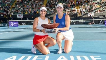 ¡Campeona! Guarachi se coronó en el dobles del WTA de Adelaida