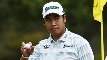 Play was stopped for the weather on Day 3 at the Augusta National Golf Club in Georgia but the players are back out battling for position for the final day.