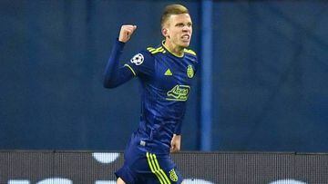 Dani Olmo's form for Dinamo Zagreb has led to a Spain call-up.