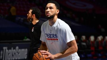 Simmons returns to 76ers practice, will play 'when he's ready'