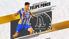 Alianza FC ya comienza a prepararse de cara al Torneo Clausura 2020 de El Salvador, por lo que anunci&oacute; al mexicano Felipe Ponce Ram&iacute;rez como nuevo fichaje del club.