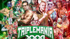 Este es el cartel completo para Triplemanía XXXI en Monterrey.