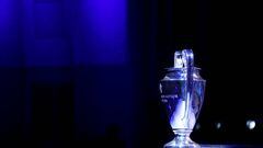 ISTANBUL, TURKIYE- AUGUST 25: The UEFA Champions League trophy is seen during the UEFA Champions League 2022/23 Group Stage Draw at Halic Congress Centre on August 25, 2022 in Istanbul, Turkiye. (Photo by Joosep Martinson - UEFA/UEFA via Getty Images)