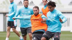 Ramos returns to training with sights set on Chelsea