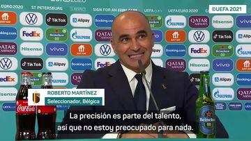 Roberto Martínez, "encantado" con la actuación de Hazard