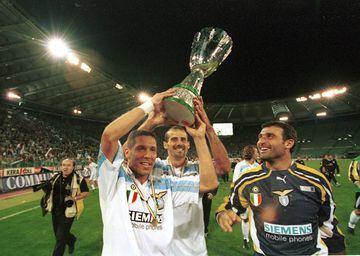 Simeone, con la Lazio.