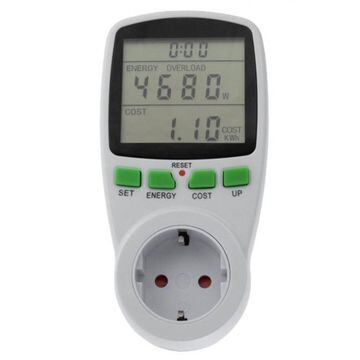 Un medidor de consumo el&eacute;ctrico individual, para medir el consumo aparato por aparato