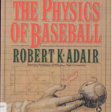 Portada del libro del Profesor Robert K. Adair.