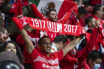 Fans during the game between Toluca vs Pachuca