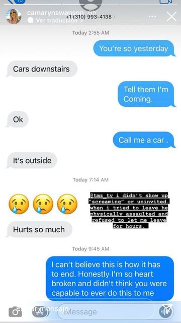 El rapero Tyga ha sido acusado de violencia doméstica por su exnovia, Camaryn Swanson, quien compartió su testimonio en Instagram.