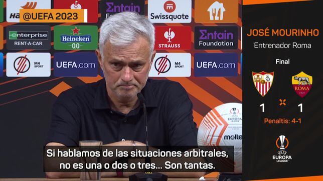 Mourinho: “El árbitro parecía español, es una injusticia”