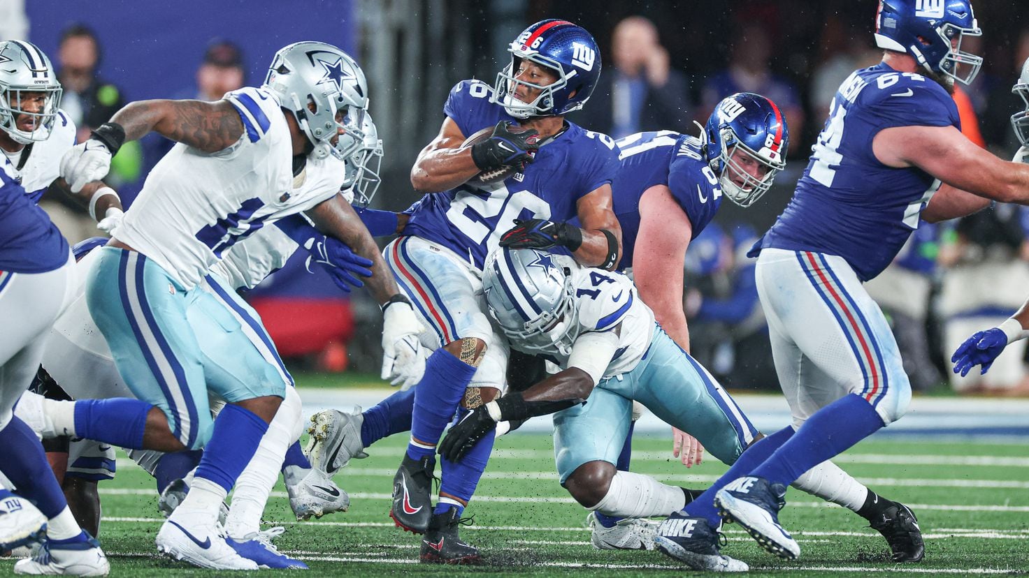 Giants Cowboys NFL Week 10 injury report Daniel Jones, Adoree
