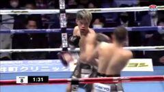 El árbitro no podía mantenerlo en pie: el brutal KO en pelea por el título mundial